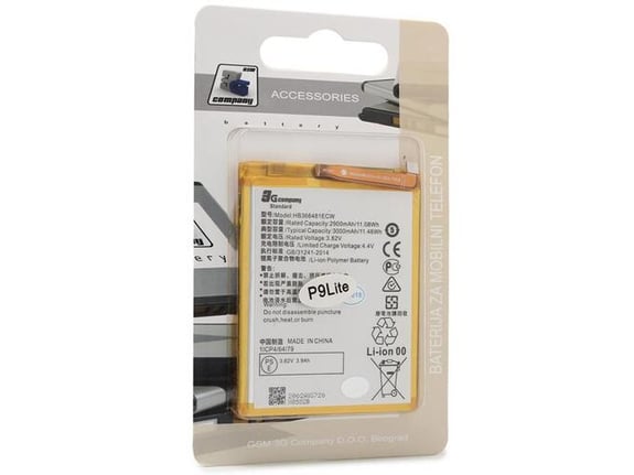 Baterija standard za Huawei P Smart/P9/P9 Lite/Honor 8/P10 Lite/P8 Lite 2017/P9 Lite 2017/Honor 6X/Honor 5C/Honor 7 Lite HB366481ECW