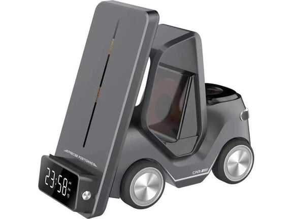 Kućni punjač Wireless 15W Viljuškar 5 u 1