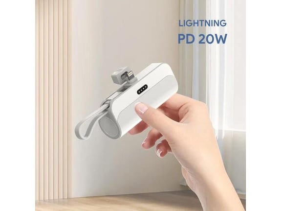 Back up baterija privezak 5000mAh lightning