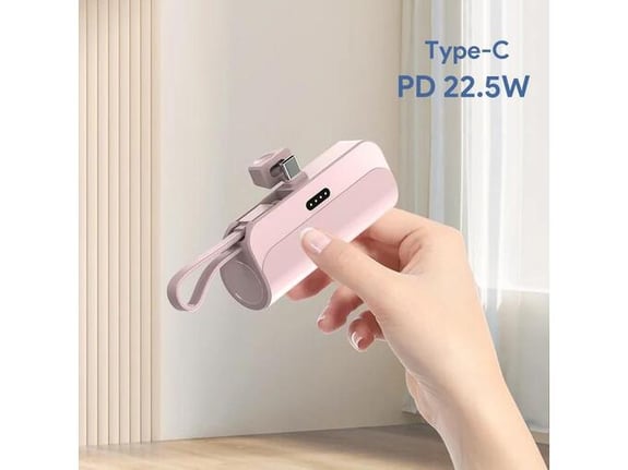 Back up baterija privezak 5000mAh Type C