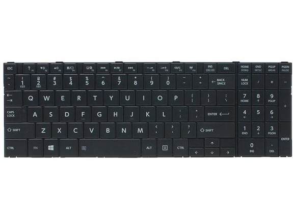 Tastatura za laptop Toshiba C50-B crna