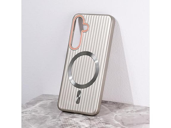 Torbica Magsafe Stripe za Samsung S921B Galaxy S24 siva