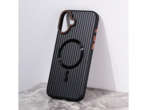 Torbica Magsafe Stripe za iPhone 16 Plus 6.7 crna