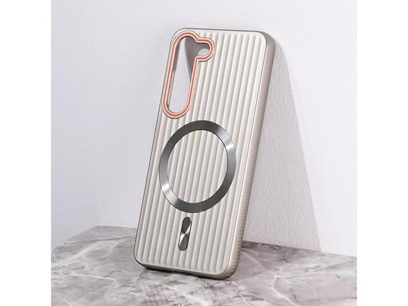 Torbica Magsafe Stripe za Samsung S911B Galaxy S23 siva
