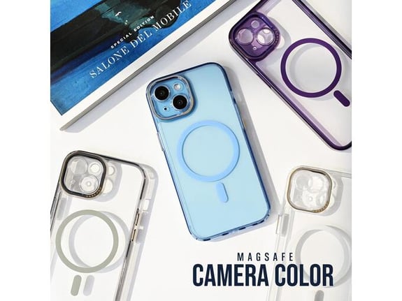 Torbica Magsafe Camera Color za iPhone 15 Pro 6.1 ljubicasta