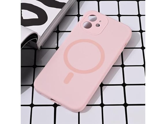 Torbica Magsafe Pure color za iPhone 12 6.1 roze
