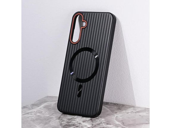 Torbica Magsafe Stripe za Samsung A156B Galaxy A15 5G crna