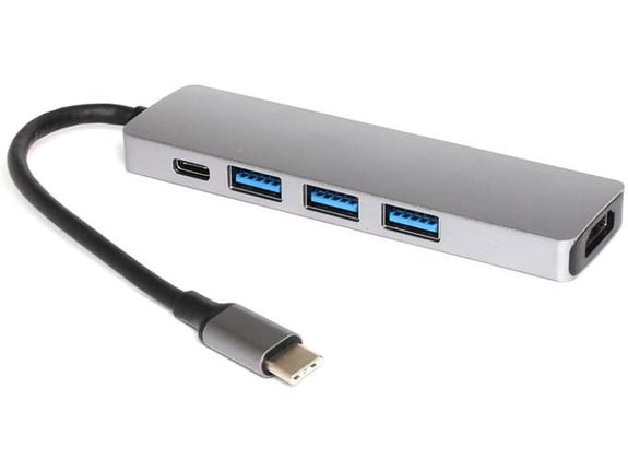 Adapter Type C na HDMI 3xUSB 3 0 type C 5u1