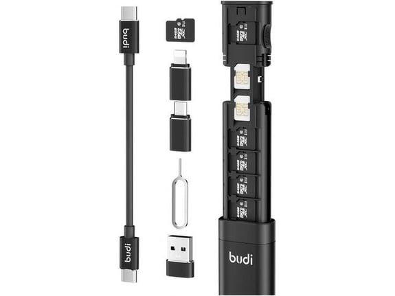 Multifunkcionalni čitač adapter Budi USB-C 3.0 DC516B