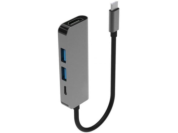 Adapter Type C na HDMI 2xUSB 3 0 type C 4u1