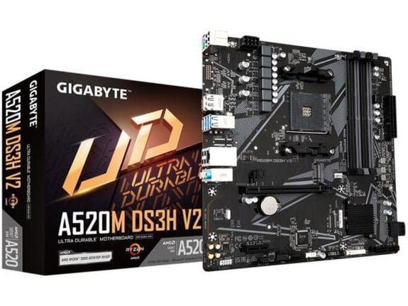 Gigabyte Matična ploča MB AMD AM4 A520M DS3H V2 1.0