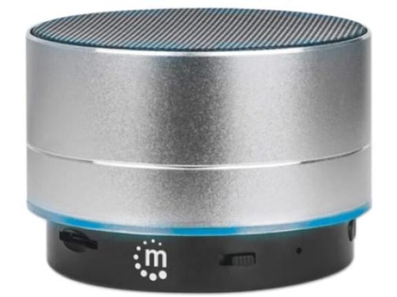 Manhattan Bluetooth zvučnik 165327 LED, 3W metalic
