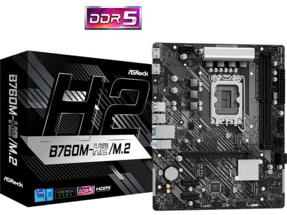 ASRock Matična ploča MB s1700 B760M-H2/M.2 DDR5