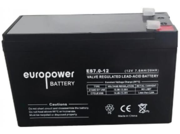Europower UPS Battery ES12-7 12V 7Ah