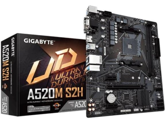 Gigabyte Matična ploča MB AMD AM4 A520M S2H