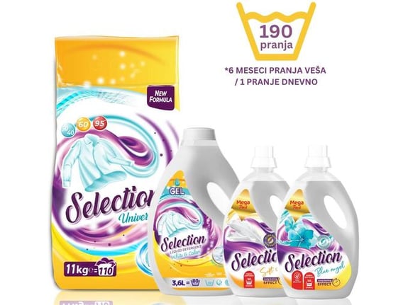 Selection Paket za pranje veša