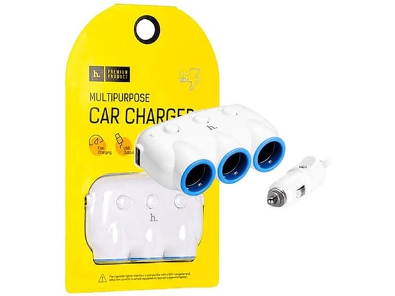 Hoco Auto punjač / razdelnik za smartphone 2 x USB 5V / 3.1 A