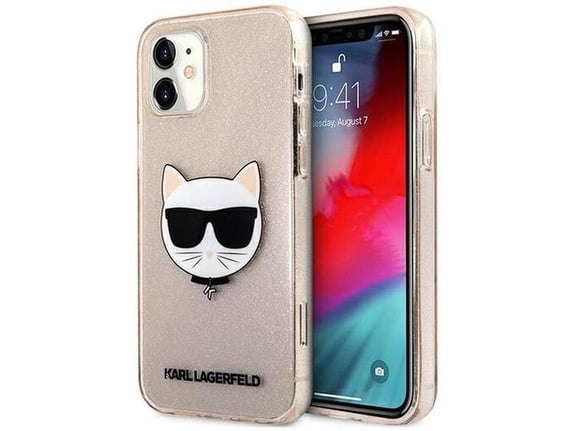 Maska Karl Lagerfeld Glitter Cat za iPhone 12 Mini