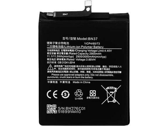 Baterija EG za Xiaomi 6/ 6A BN37 2900 mAh