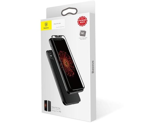 Zaštitno staklo Baseus za iPhone X prednje+zadnje