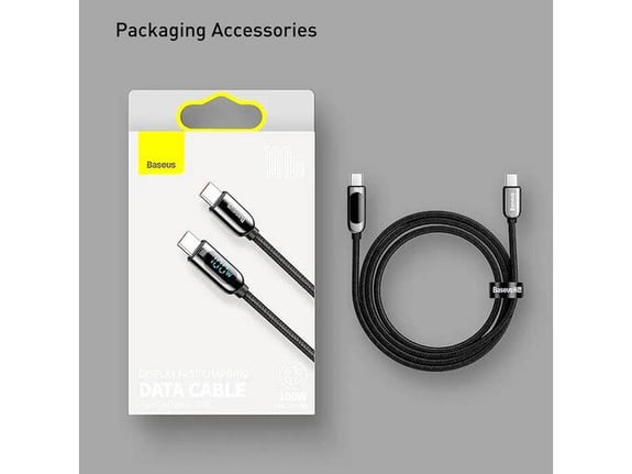 Kabl Baseus Fast Charging Type-C na Type-C 100W 1m