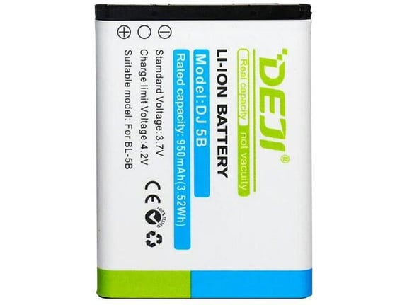 Baterija DEJI za Nokia BL-5B 950 mAh