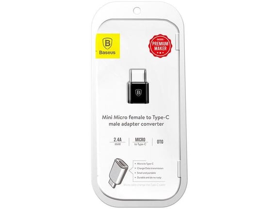Adapter Baseus Type-C muški na Micro USB ženski