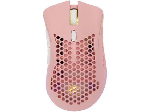 White Shark MIS WGM 5012 LIONEL, Whireless Mouse Pink RGB / 10000 dpi