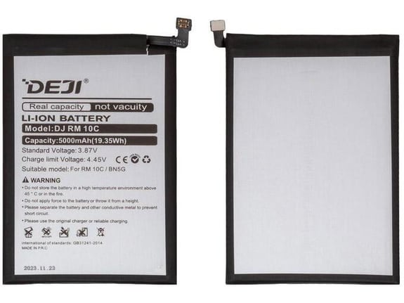 Baterija DEJI za Xiaomi mi 10C BN5G 5000 mAh