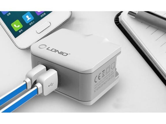 Kućni punjač LDNIO A2203 dual USB 2.4A + Micro USB kabl