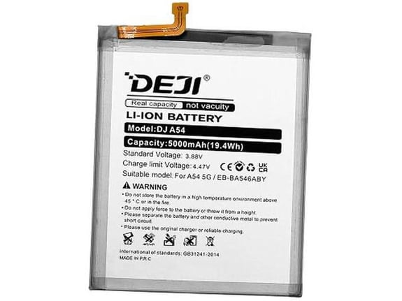 Baterija DEJI za Samsung A54 A546B EB-BA546ABY 5000 mAh