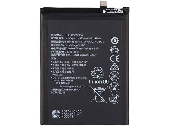 Baterija EG za Huawei Mate 20 Lite/ Honor 20/ Honor 8X HB386589ECW 3650 mAh