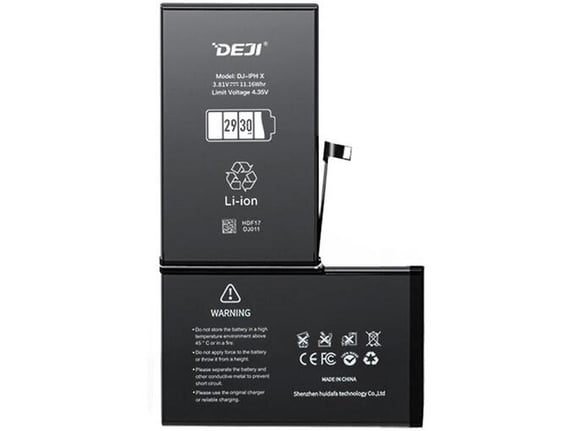 Baterija DEJI za iPhone X 3500 mAh