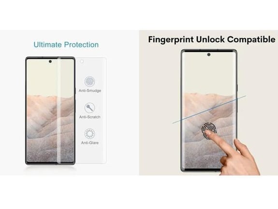 Zaštitno staklo XMART UV Glue Full cover + lampa za Honor Magic 6 Pro