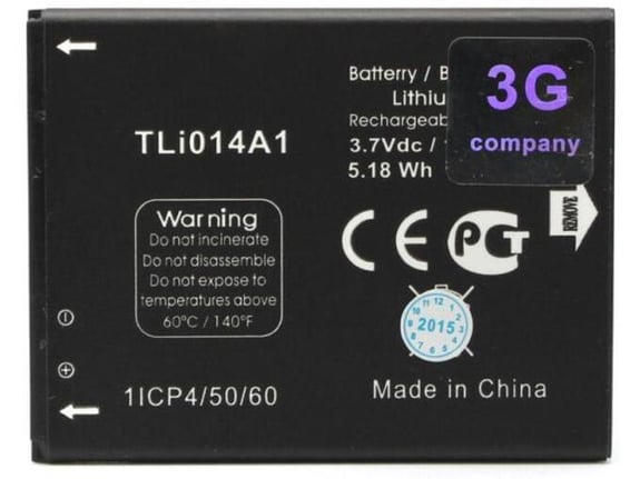 Teracell Baterija Plus za Alcatel OT-985/ 990/ Pop C3/ D3/ 5020D/ 4010D/ 4030D TLI014A1 1400 mAh