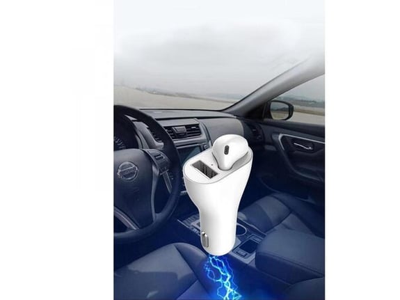 Auto punjač sa Bluetooth slusalicom