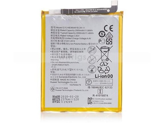 Baterija EG za Huawei P Smart/ P9/ P9 Lite/ Honor 8/ P10 Lite/ P8 Lite 2017/ P9 Lite 2017/ Honor 5C/ Honor 7 Lite/ Honor 20 Lite HB366481ECW 2900 mAh