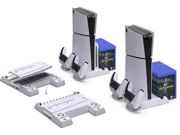 Stalak za PS5 DOBE multifunkcionalni TP5-3537B beli