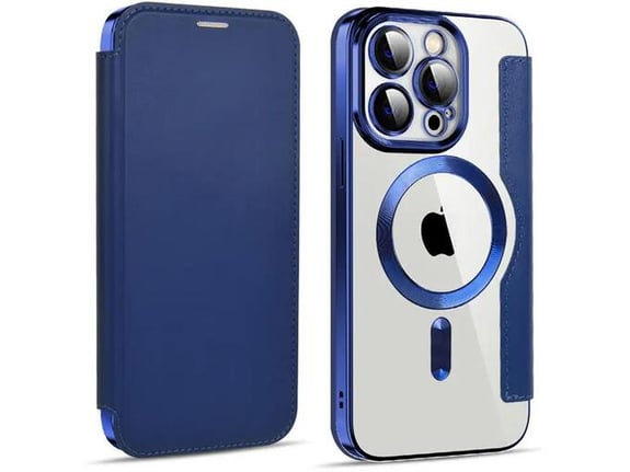 Maska za telefon na preklop iPhone 15 Pro Max Coral magsafe book