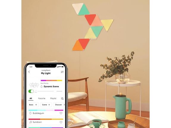 Panelne LED lampe trouglaste Nanoleaf (9 kom )