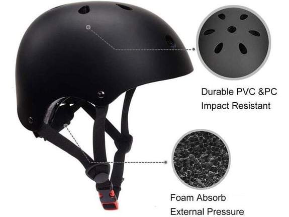 Kaciga za trotinet,rolere,skateboard S 50 54 cm