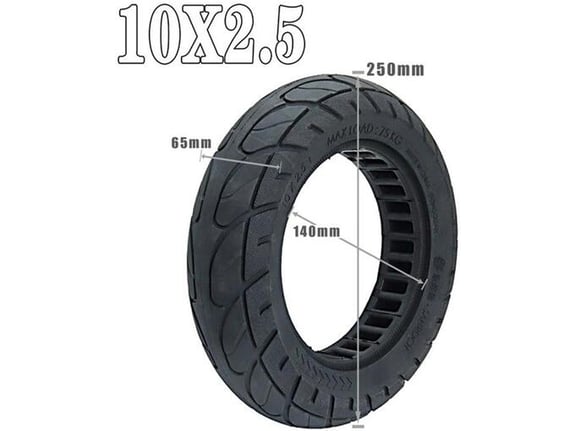 Puna guma 10*2.5 in za Xiaomi trotinet M365/ Pro 1/ Pro 2/ Mi3/1S (T2)