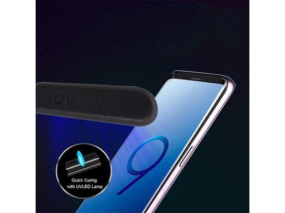 Zaštitno staklo UV Glue Full Cover + lampa za Samsung S23 Plus/ S916B