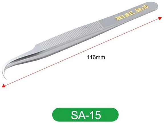 Pinceta kriva RELIFE SA-15