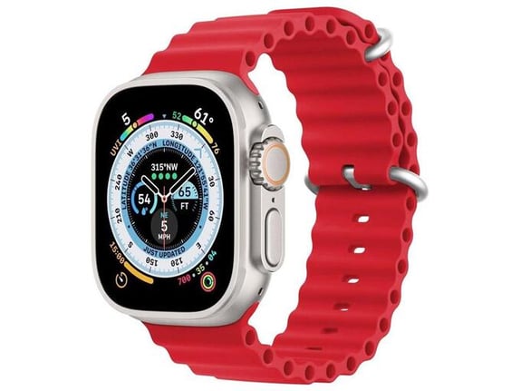 Apple Watch Narukvica Ultra Ocean Band red 49/ 45/ 44/ 42 mm