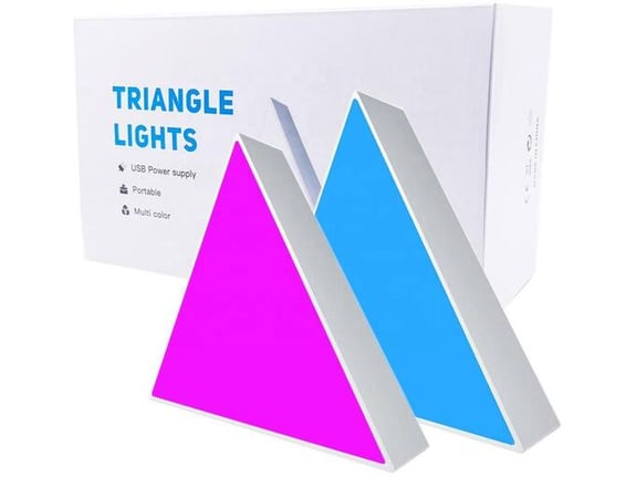 Panelne LED lampe trouglaste BL-10 (6 kom sa daljinskim+touch)