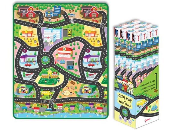 Sunta Podloga Mapa grada sa putevima 100x120cm