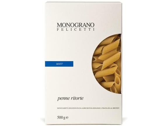 Felicetti Testenina Penne ritorte Monograno, 500g
