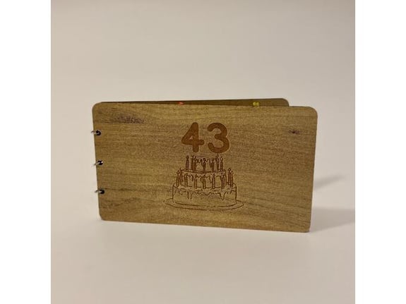 Moja Poklon Kutija - Koverta 43. rođendan