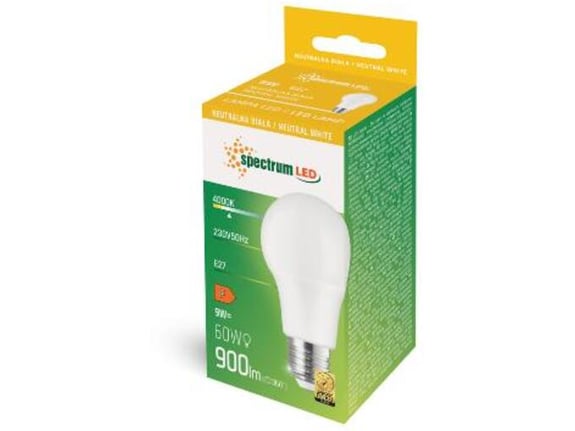 Spectrum LED Sijalica E27 9W 4000K WOJ 14611